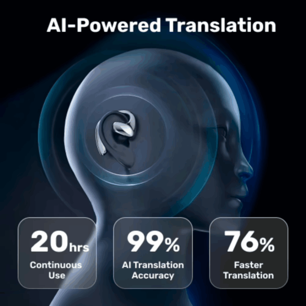 SonaBuds step 4 wear one earbud and speak naturally for translation